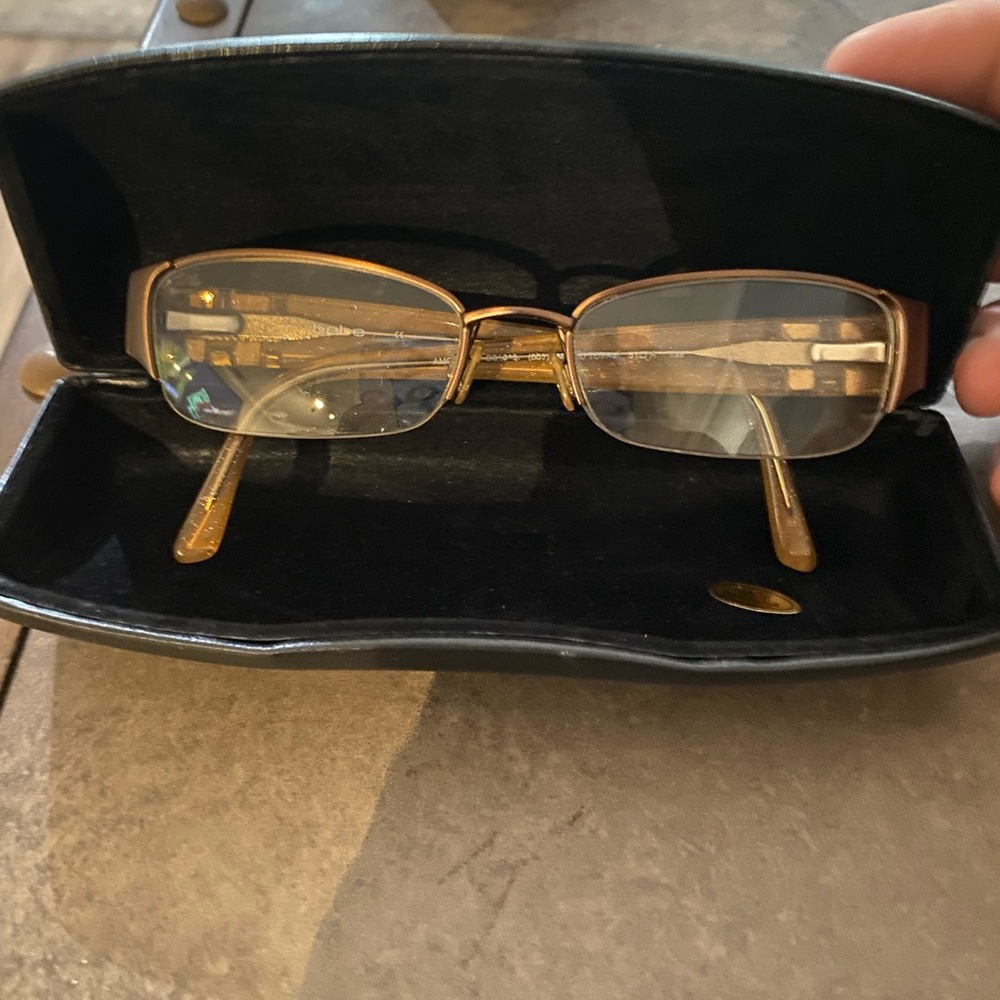 BeBe Prescription Eye Glasses 250+ Never worn brand new with BeBe Case